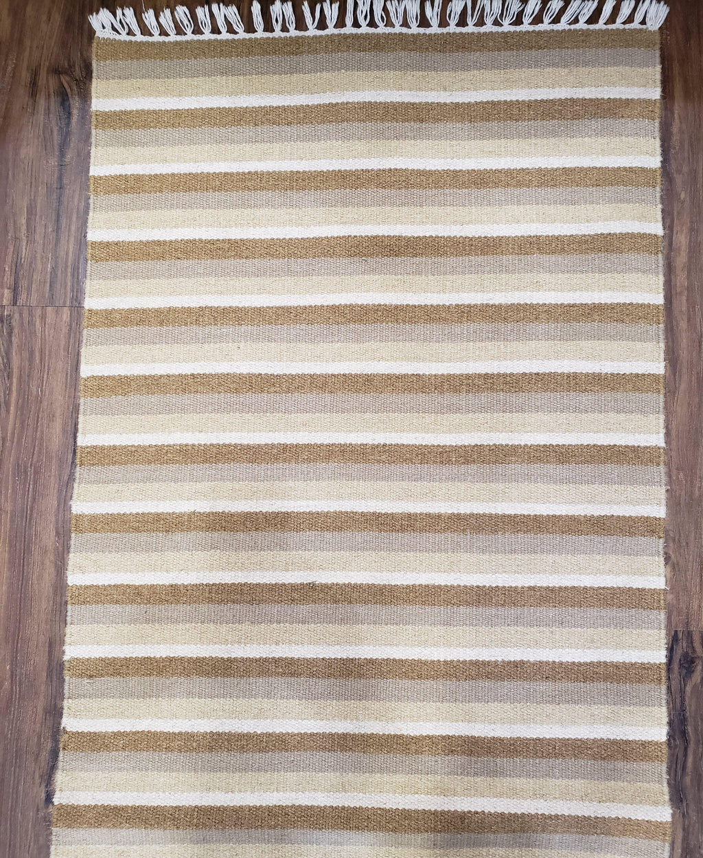 Striped Runner Rug, Flatweave Runner Rug, Hallway Runner, 15 ft Carpet Runner for Hall, Earth Tone Colors, Handmade Hand Woven Farmhouse Rug